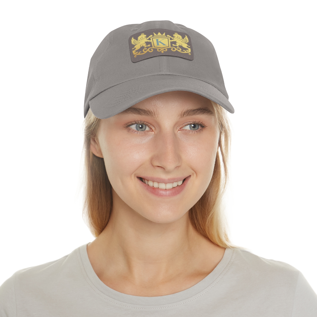 Kian Records Dad Hat with Leather Patch (Rectangle) - Image 74