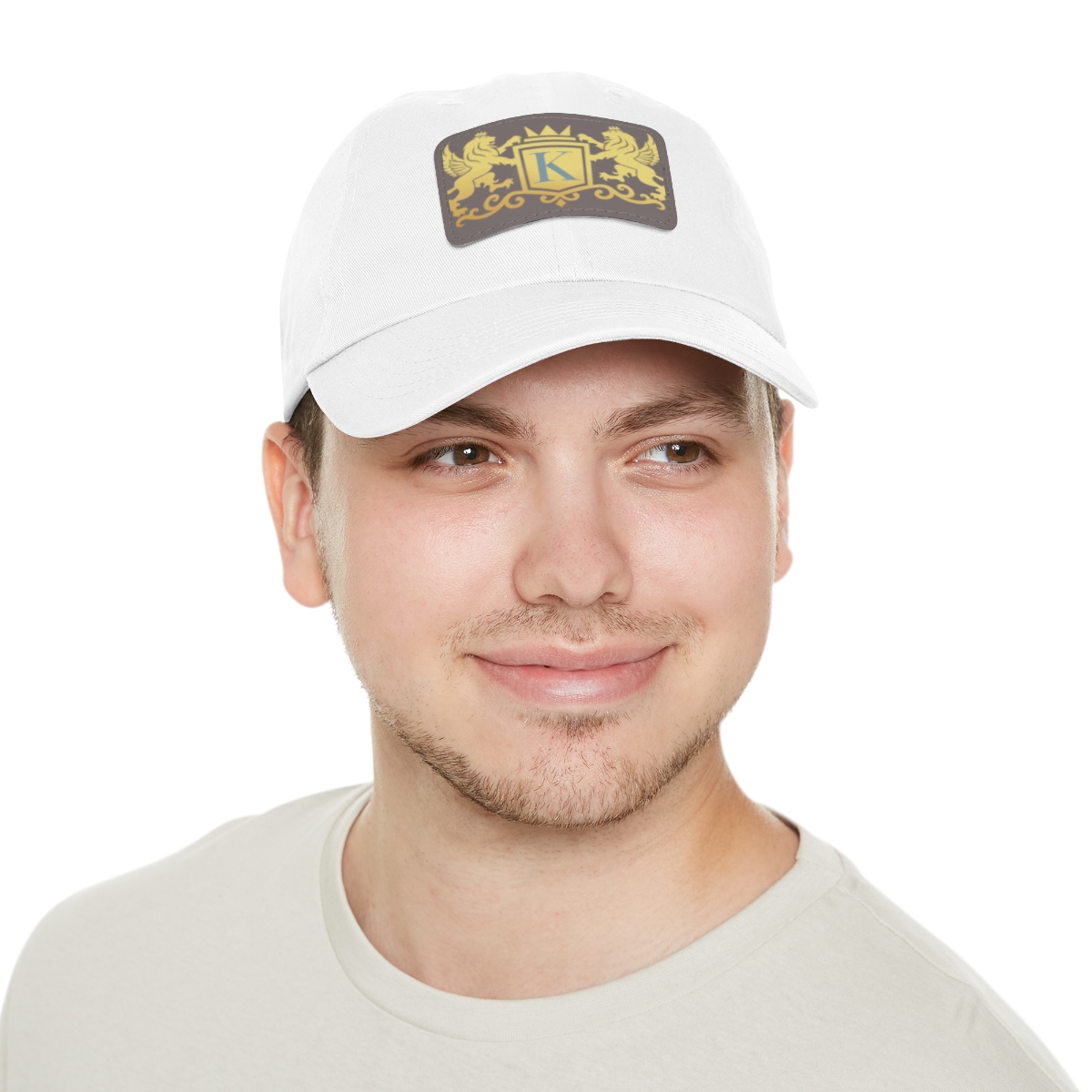 Kian Records Dad Hat with Leather Patch (Rectangle) - Image 12