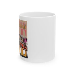 Music Collage Ceramic Mug — Vintage Band Photo Design (11oz/15oz)